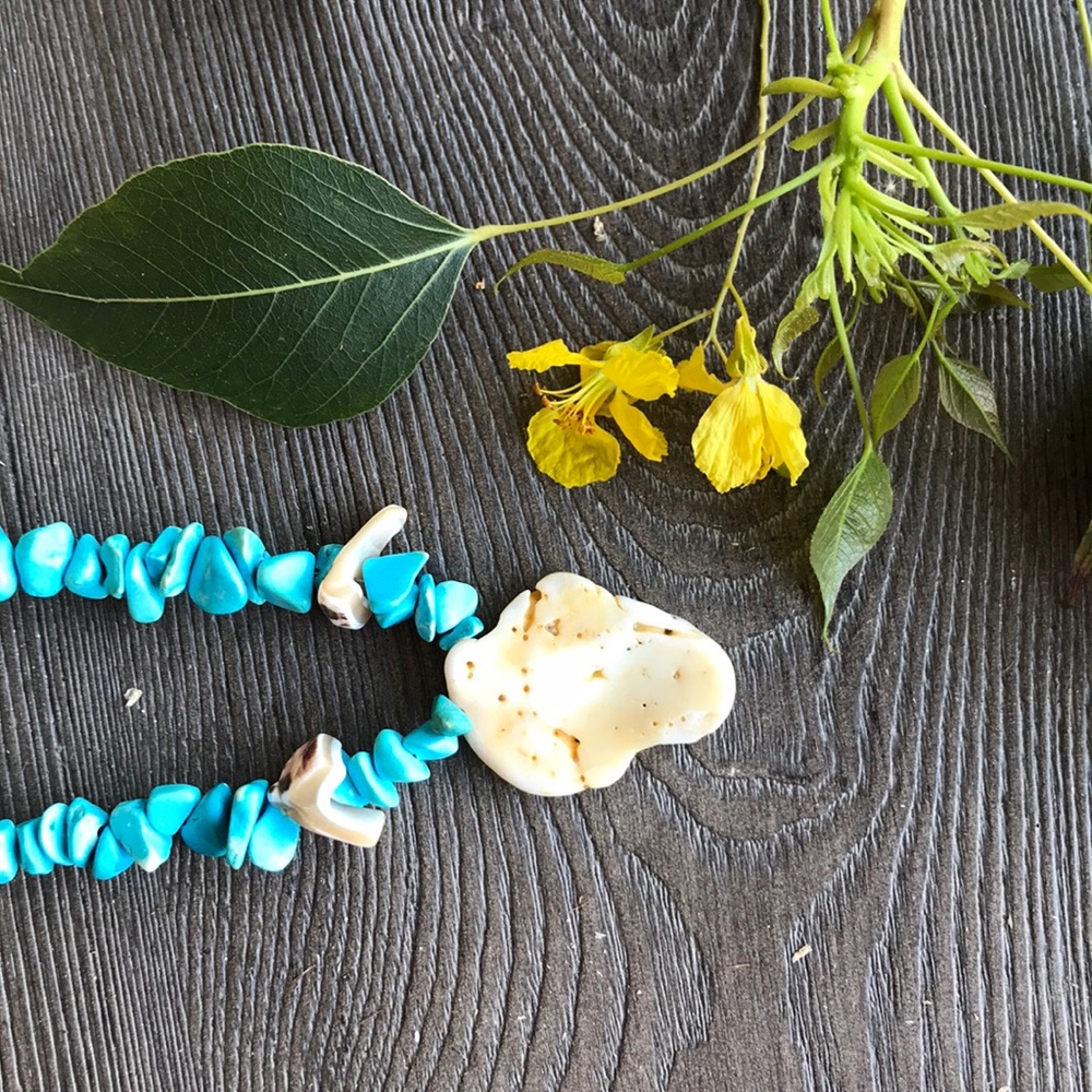 🌺🌿Handmade Rock Necklace🌿🌺 - Picture 7 of 8